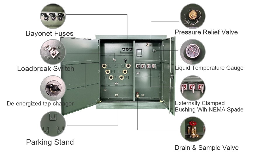 3 Phase Pad Mounted Transformer detail